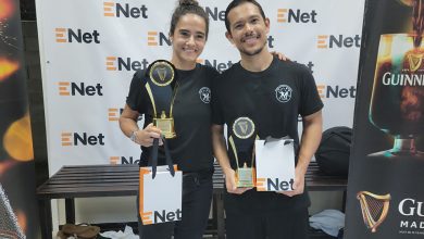 Photo of Fernandes, Arjoon capture divisional titles in Guinness Squash Championships