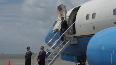 Photo of US Secretary of State arrives