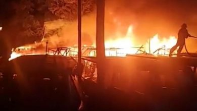 Photo of Thirteen passenger boats destroyed in Vreed-en-Hoop fire