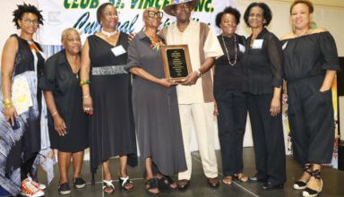 Photo of Vincentian cultural group honors outstanding educator, remarkable cultural ambassador