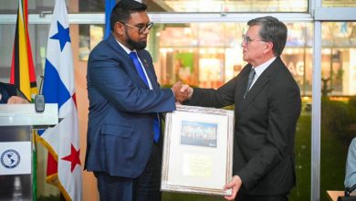 Photo of President awarded for leadership in food security