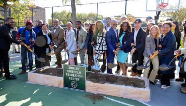 Photo of Adams breaks ground on $141M Shirley Chisholm Recreation Center in East Flatbush