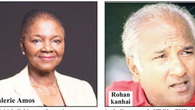 Photo of Valerie Amos, Rohan Kanhai to be  conferred with Honorary PhDs by UG