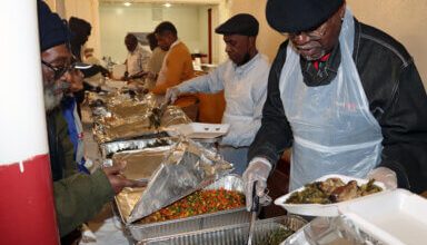 Photo of Brooklyn Mechanics Grand Lodge provides Thanksgiving Dinner to over 350 homeless people