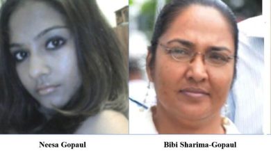 Photo of Neesa Gopaul’s mother being recalled to prison to complete sentence – -GPS said error was made in calculation
