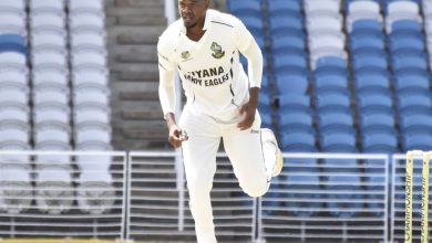 Photo of Harpy Eagles’ Beaton suspended for suspect bowling action – -Isai Thorne named as his replacement