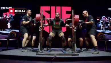 Photo of Petterson-Griffith powers to 7th place at 2024 Sheffield Powerlifting Championship – – briefly held 93kg class squat world record