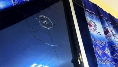 Photo of Bullet passed through window of EMTs’ sleeping  quarters  – cops probing
