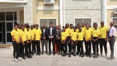 Photo of Guyana departs today for  Carifta Games in Grenada – – squad met with Minister of Sport yesterday prior to departure