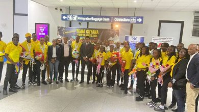 Photo of We are champions! Successful Carifta Games contingent welcomed home