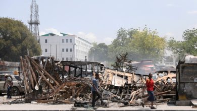 Photo of Haiti’s capital under gang attacks ahead of government transition