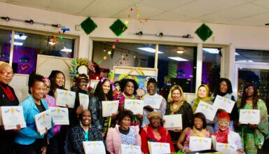 Photo of WHM Conversations with Phenomenal Woman participants receive citations from NJ Sen. Britnee Timberlake
