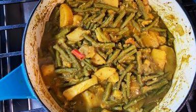 Photo of Curry Bodi With Potatoes