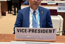 Photo of Dr Anthony elected First Vice President of World Health Assembly