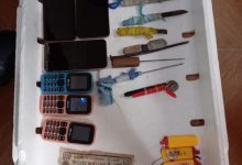 Photo of Prohibited items found in Mazaruni Prison search