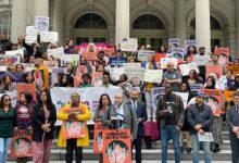 Photo of Immigrant advocates rally for pro-immigrant NYC budget, legislation