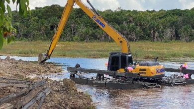 Photo of $110m amphibious excavator commissioned in Region Two