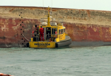 Photo of Tobago fishermen concerned about third spill from overturned barge