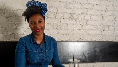 Photo of Haitian-American entrepreneur Cassandre Davilmar focuses on building Lakou Café