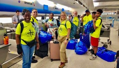 Photo of Backpack International on ninth mission trip to Guyana to equip students for success