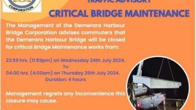 Photo of Critical maintenance for Demerara Harbour Bridge