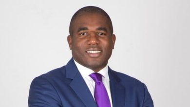 Photo of David Lammy, son of Guyanese immigrants,  named British Foreign Secretary