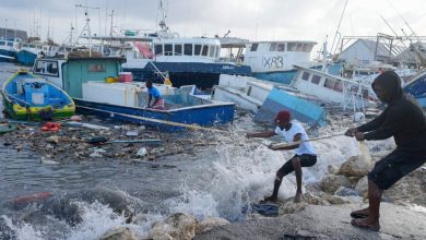 Photo of Hurricane Beryl, churning toward Jamaica, threatens Haiti and Dominican Republic