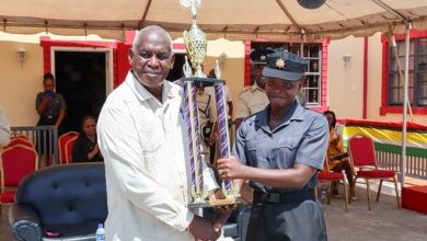 Photo of 97 new firefighters inducted  into Guyana Fire Service