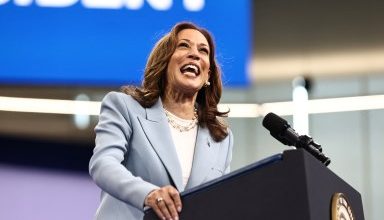 Photo of Caribbean-American Kamala Harris accepts Democratic Party nomination for US President