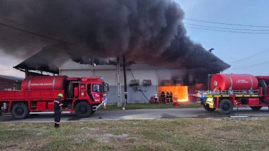 Photo of Fire at DDL power plant, Diamond