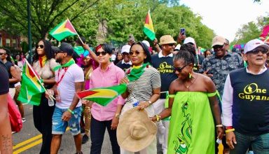 Photo of Guyanese contingent illuminate folk festival, 57th carnival on Eastern Parkway