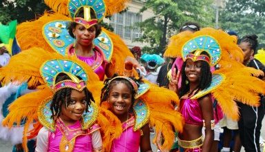 Photo of Junior Carnival parade in Crown Heights reached a fever pitch with music and revelry