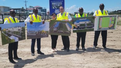 Photo of Sod turned for Blue Water Shipping facility on Durban Park