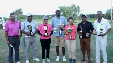 Photo of Dindnauth, Ally triumphant at Trophy Stall Golf Championship