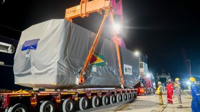 Photo of Gas turbines arrive from Sweden for GtE project