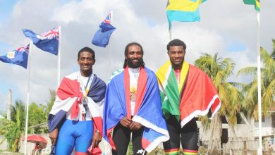 Photo of Guyana’s Briton John captures bronze in Men’s Elite Road Race