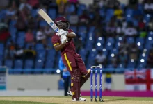 Photo of Lewis fireworks, Motie four-for power West Indies to huge win