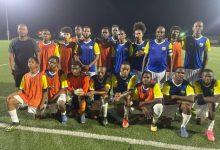 Photo of Pele crowned champion as Riddim & Black Pearl play to draw