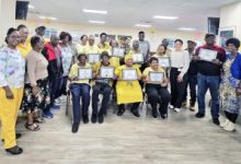 Photo of Fifty-five persons graduate from Diabetes Prevention and Diabetes Self-Management classes