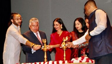 Photo of Brooklyn DA Eric Gonzalez joins honorees to light Diya at second Diwali celebration