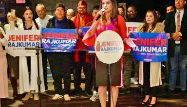 Photo of Jenifer Rajkumar begins campaign for comptroller