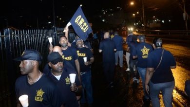 Photo of Unions picket Trinidad PM’s residence over ‘self-serving’ salary hike; calls for election