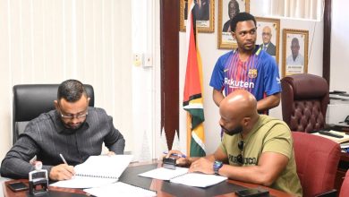 Photo of Contract signed for $239.6m wharf at Mazaruni Prison