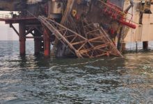 Photo of Drilling rig collapses in Trinidad’s Gulf of Paria, workers rescued