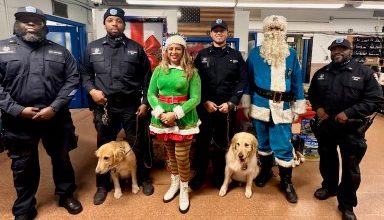 Photo of First Responders Lions partner with NYPD, DOC, and NYC’s youngest author for holiday cheers