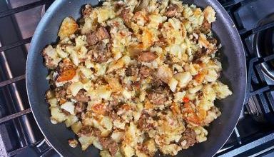 Photo of Fry Aloo With Stewed Pork