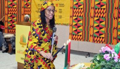 Photo of Marine Park Alliance, Brooklyn College host pre-Kwanzaa festival with spirited drumming