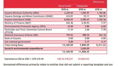 Photo of Mining sector companies still not providing information to local transparency body