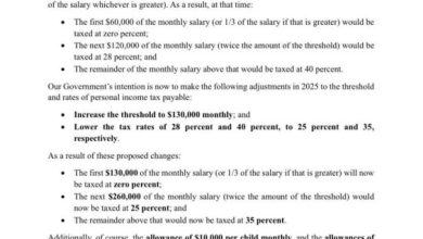 Photo of Finance Ministry explains personal income tax changes