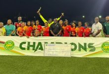 Photo of GDF A wins Women’s Football Championship